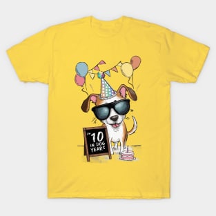 I'm 10 in Dog Years T-Shirt